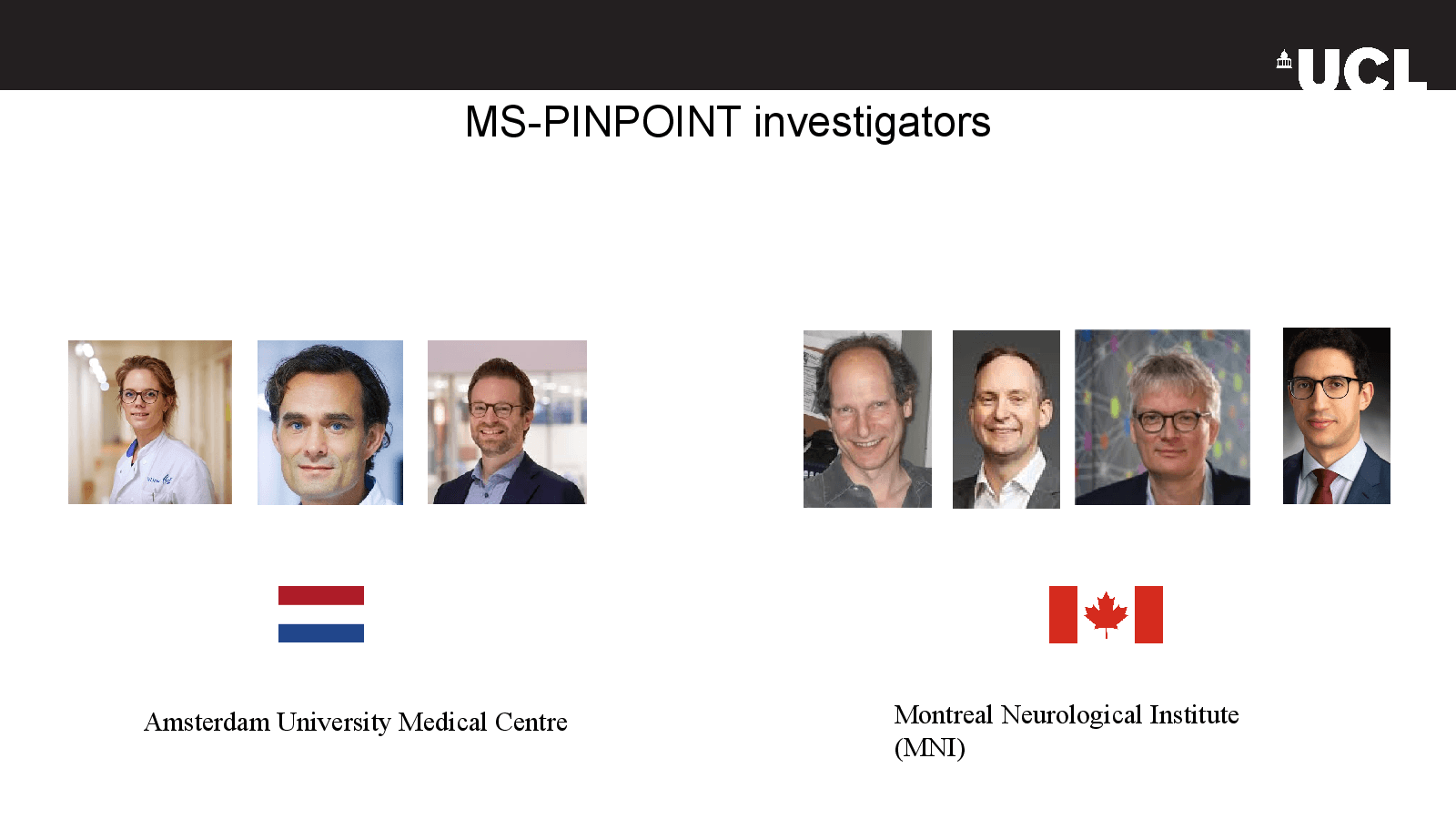 Slide 17: MS-PINPOINT investigators