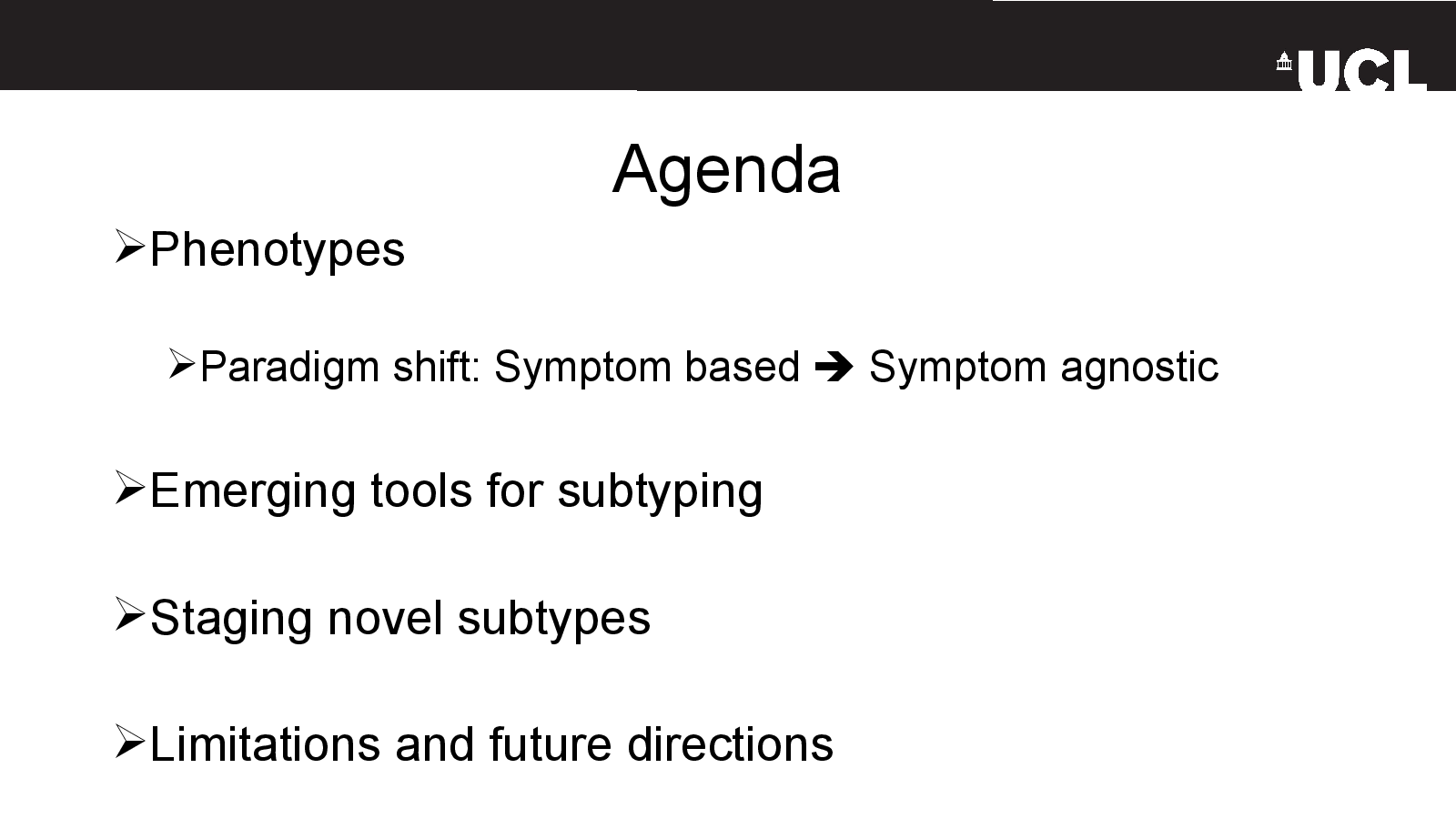 Slide 3: Agenda