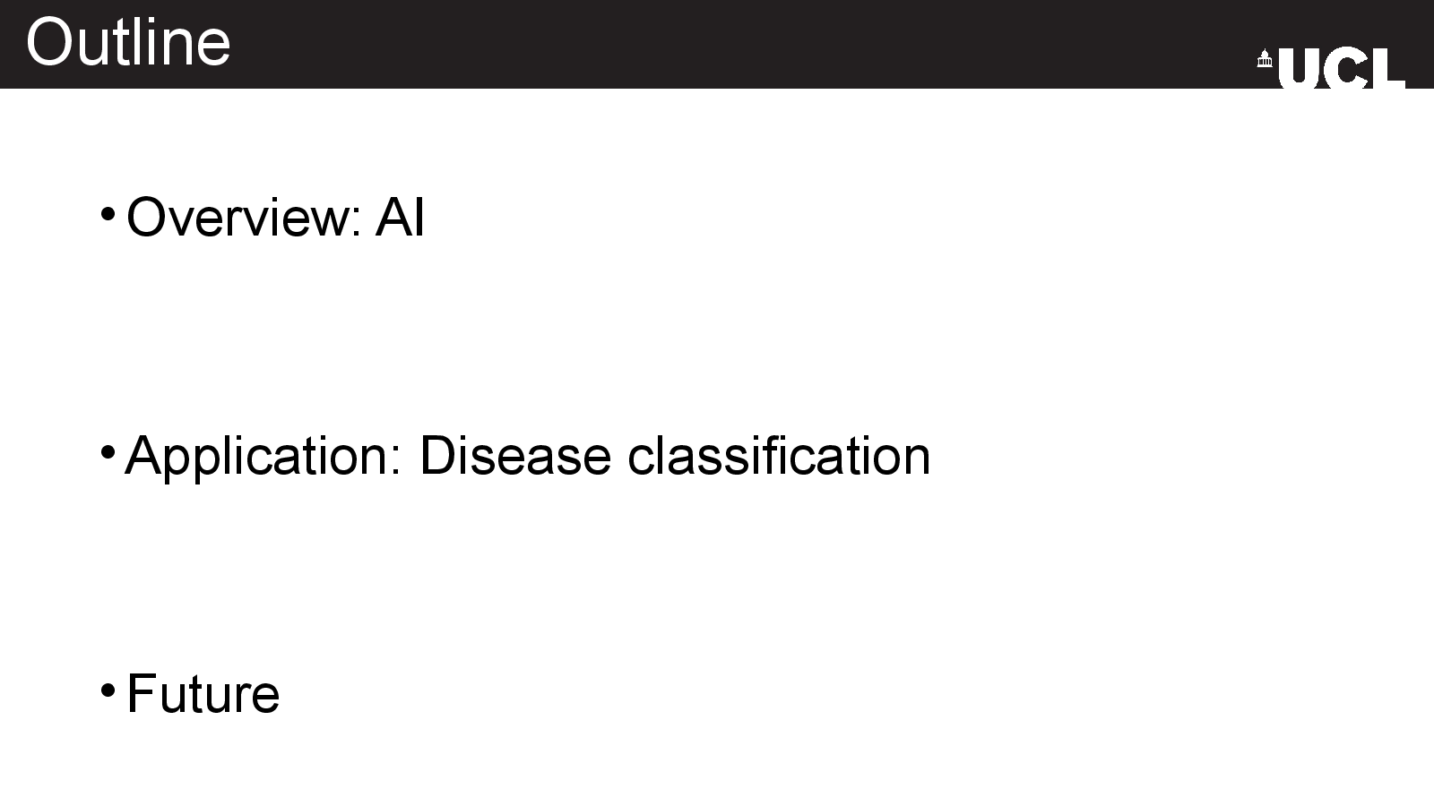 Slide 3: Outline