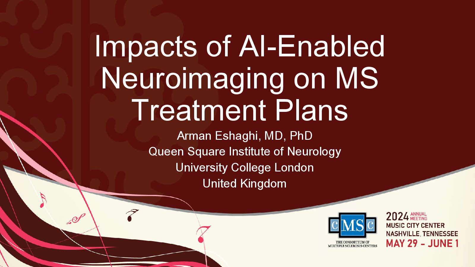 Slide 1: Impacts of AI-Enabled Neuroimaging on MS Treatment Plans