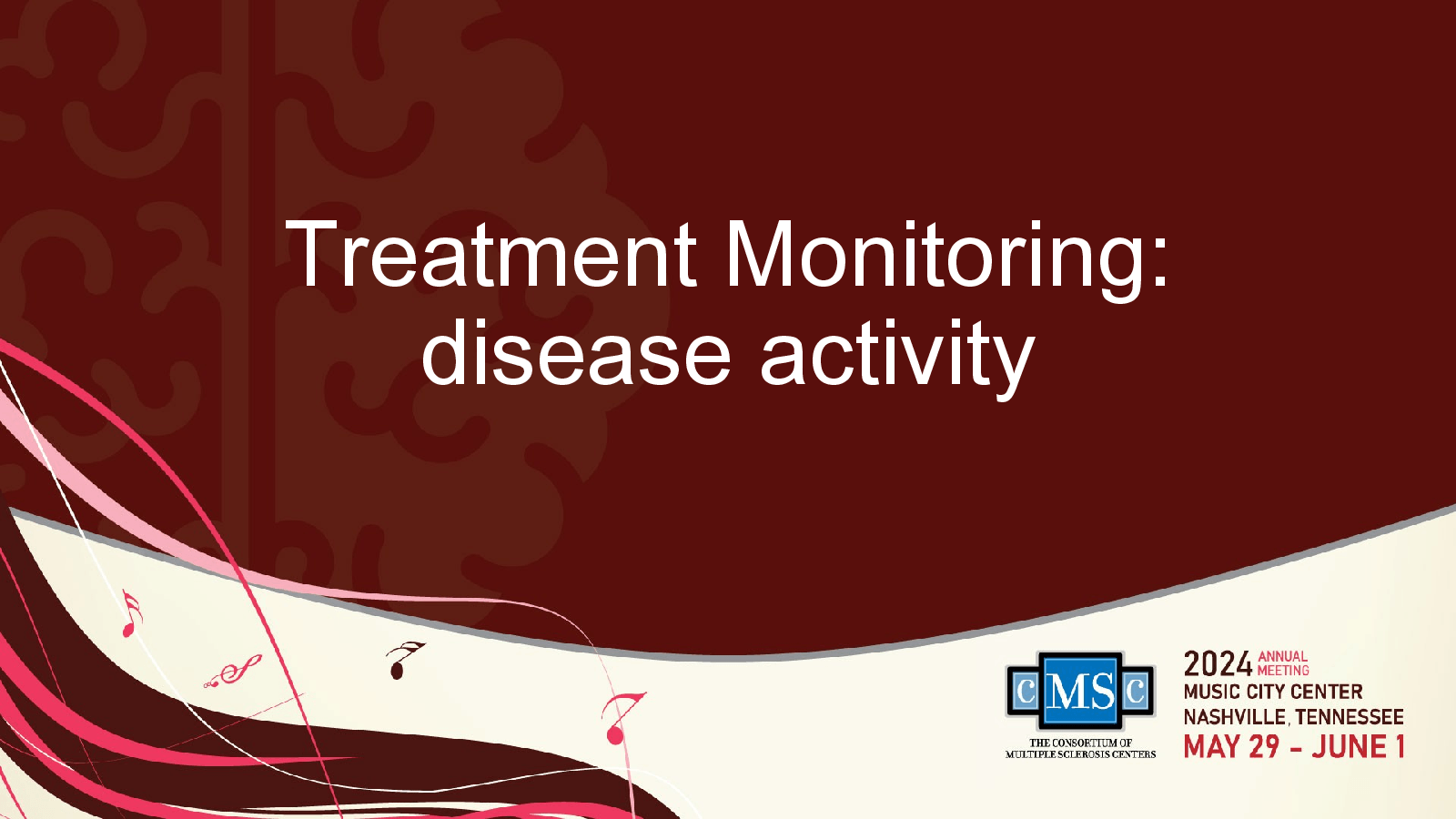 Slide 14: Treatment Monitoring: disease activity
