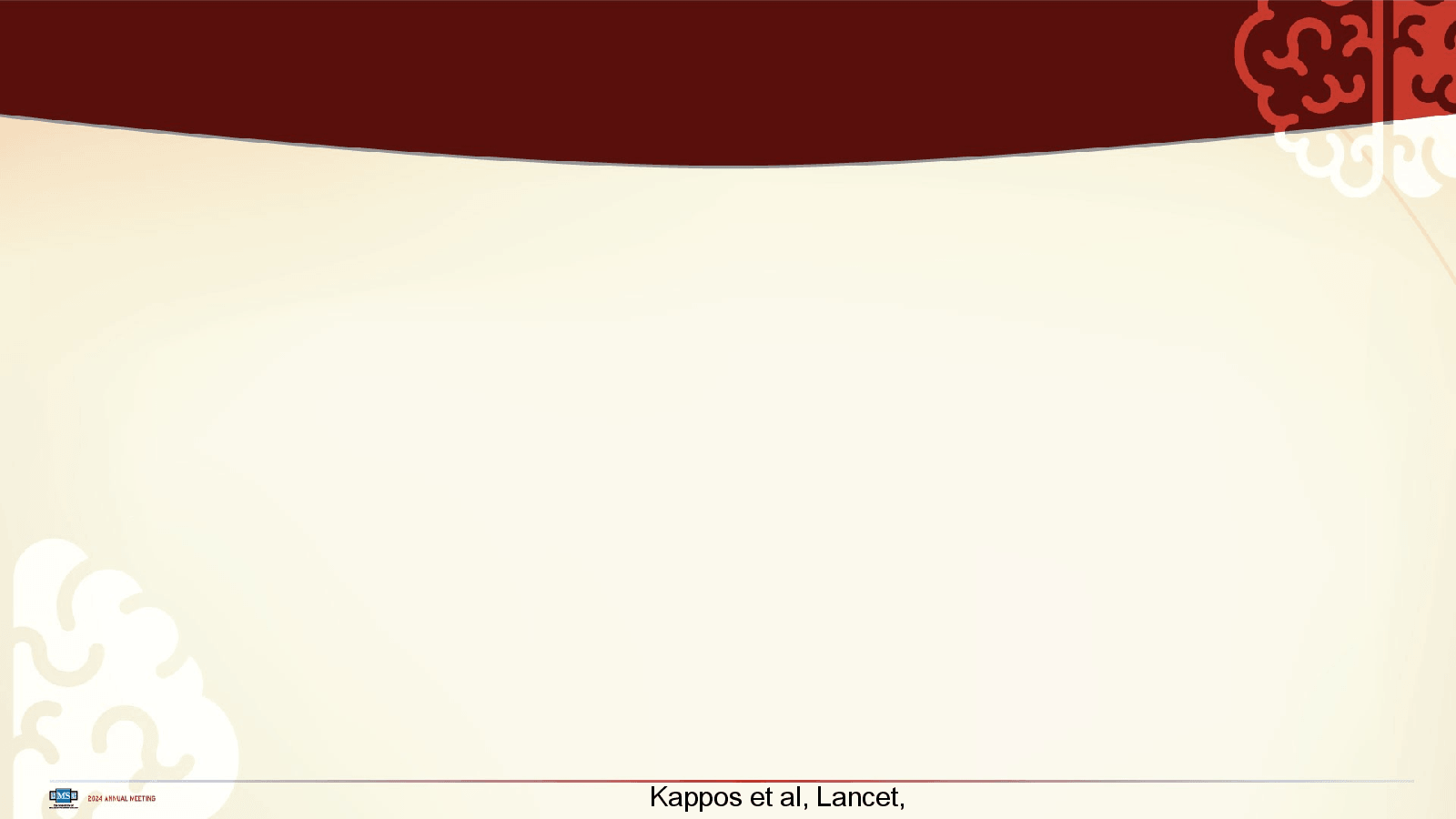 Slide 21: Kappos et al, Lancet, 2018