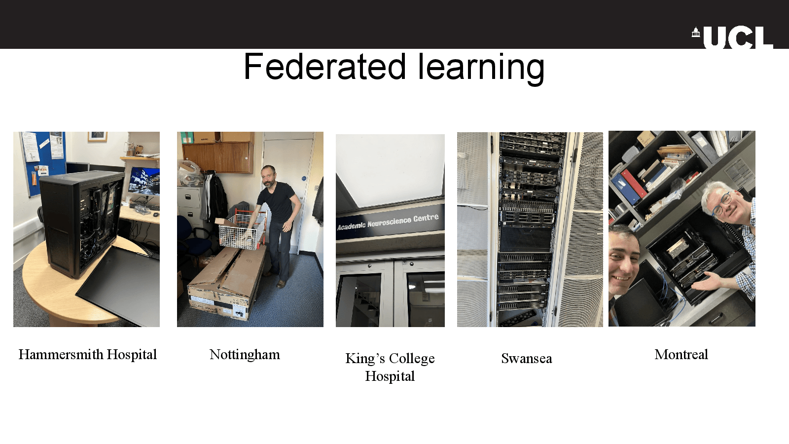 Slide 15: Federated learning