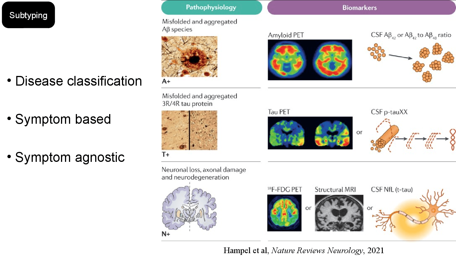 Slide 15: Hampel et al, Nature Reviews Neurology, 2021