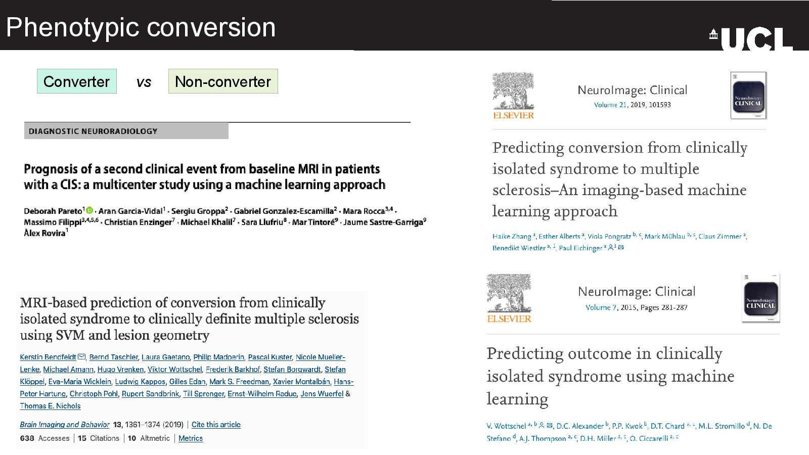Slide 6: Phenotypic conversion