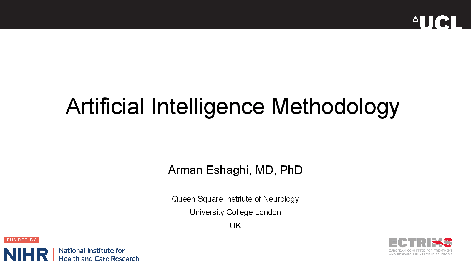 Slide 1: Artificial Intelligence Methodology