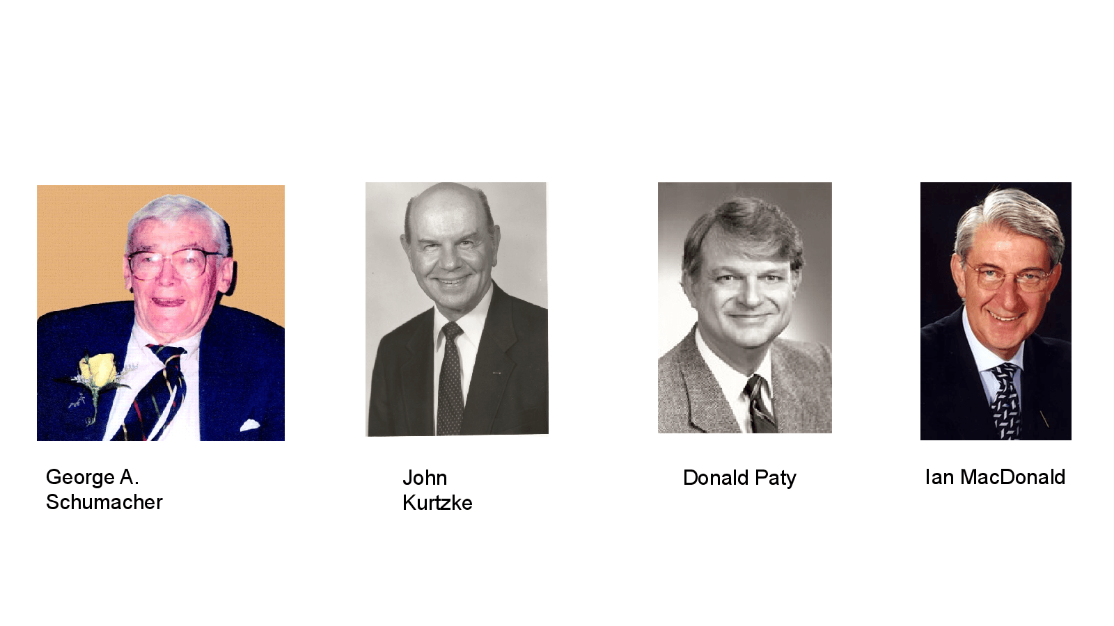 Slide 8: George A. Schumacher