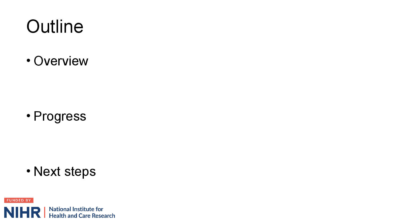 Slide 2: Outline