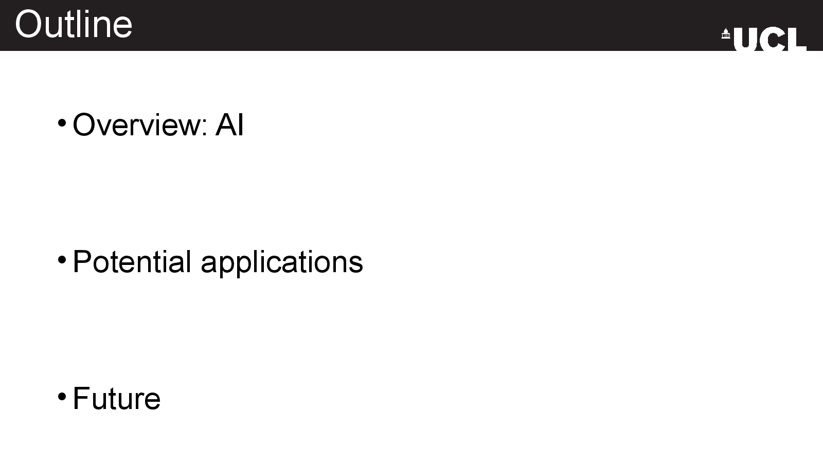 Slide 2: Outline