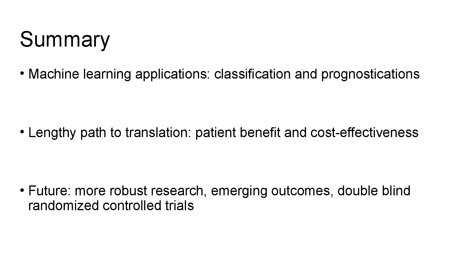 Slide 25: Summary
