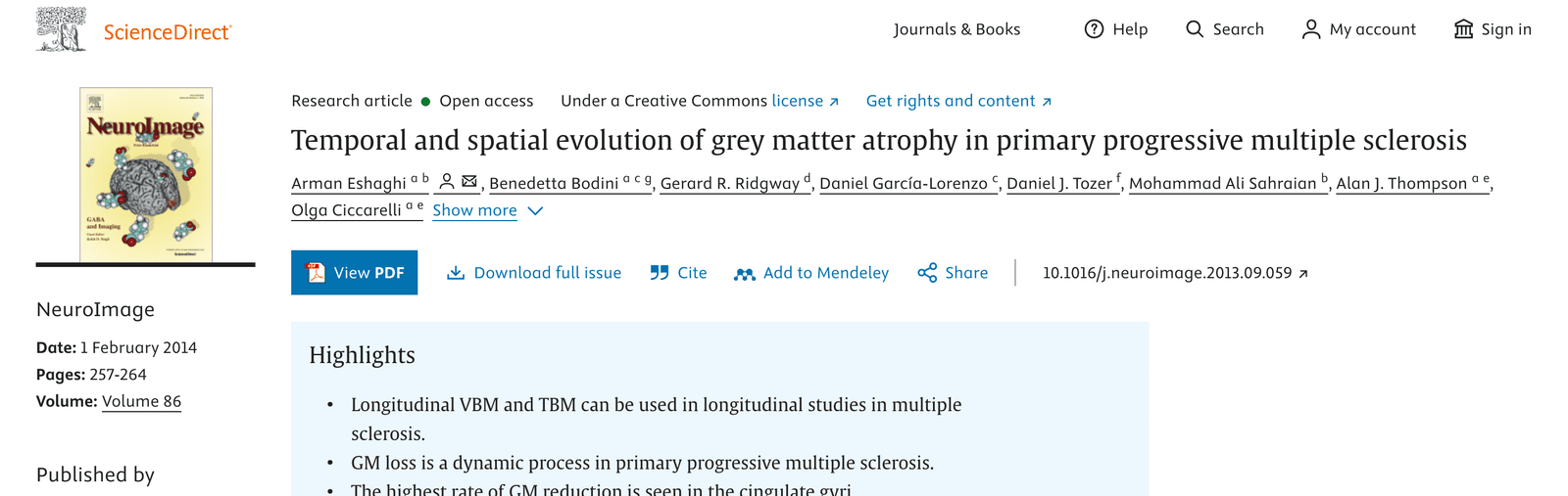 Five years of grey matter loss in early primary progressive MS