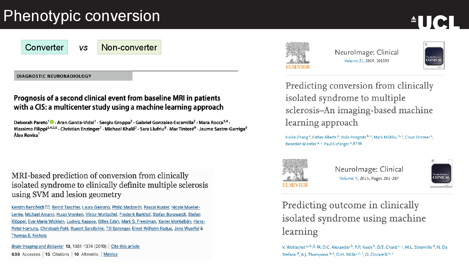 Slide 9: Phenotypic conversion