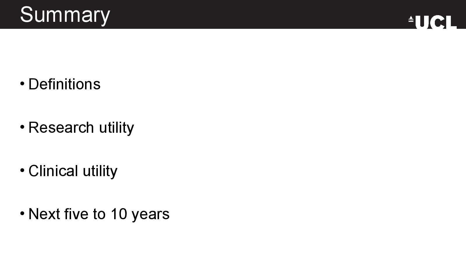 Slide 19: Summary